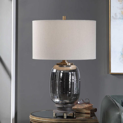 Uttermost Uttermost Caswell Amber Glass Table Lamp