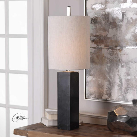 Uttermost Uttermost Delaney Marble Column Accent Lamp