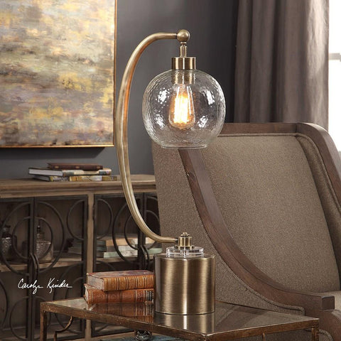 Uttermost Uttermost Gacinia Seeded Glass Globe Lamp