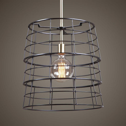 Uttermost Uttermost Grader 1 Light Cage Pendant