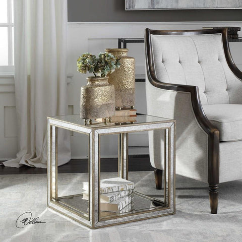 Uttermost Uttermost Julie Mirrored Accent Table