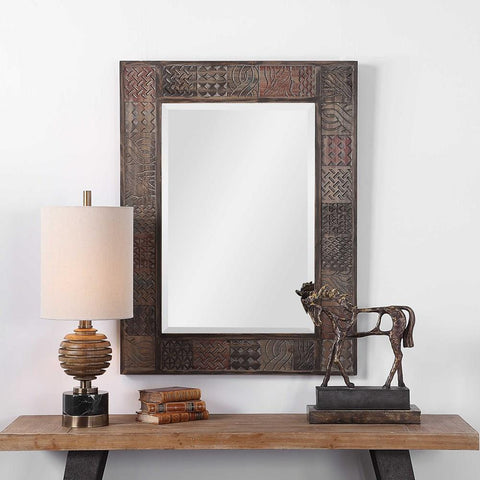 Uttermost Uttermost Kele Carved Wood Mirror