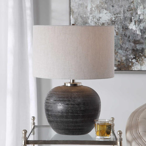 Uttermost Uttermost Mikkel Charcoal Table Lamp