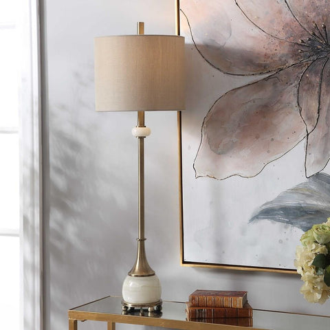 Uttermost Uttermost Natania Plated Brass Buffet Lamp