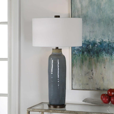 Uttermost Uttermost Vicente Slate Blue Table Lamp